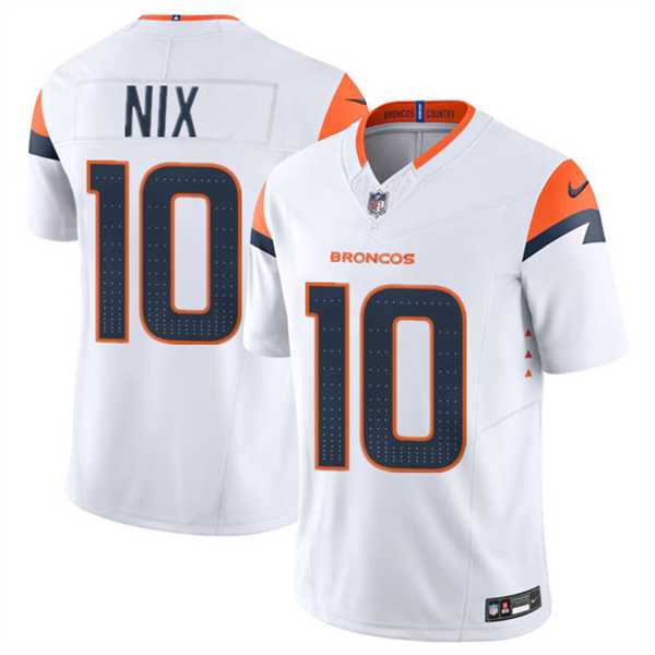 Men & Women & Youth Denver Broncos #10 Bo Nix White 2024 Draft F.U.S.E. Vapor Limited Stitched Jersey,We sell and wholesale Men & Women & Youth Denver Broncos #10 Bo Nix White 2024 Draft F.U.S.E. Vapor Limited Stitched Jersey on line form chian!